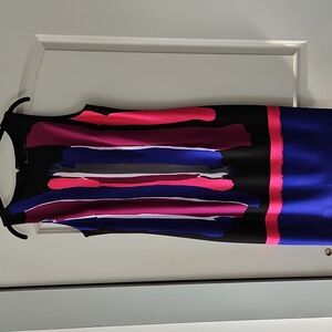 Chetta B Scuba, Lined, Midi Dress